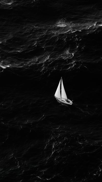 Lone Sail wallpaper