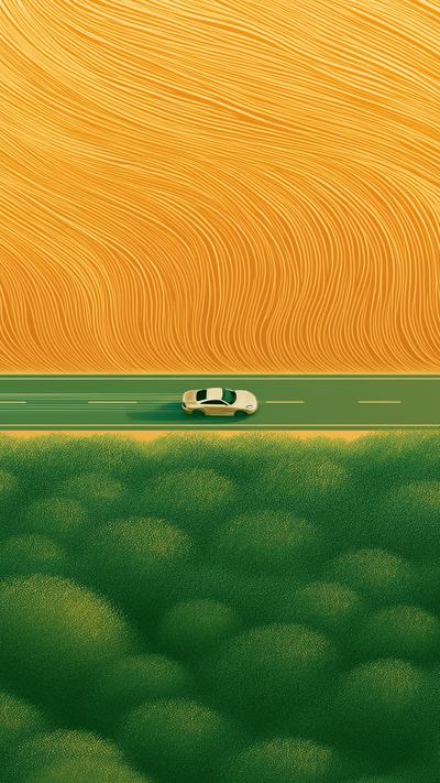 Golden Divide wallpaper