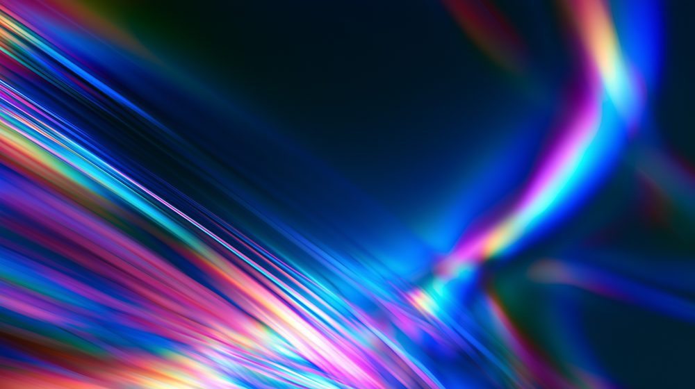 The free Aurora Veil wallpaper on a desktop